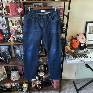 Baldwin Kansas City Brennan Modern Straight Leg Jeans Dark Blue Mens Size 32